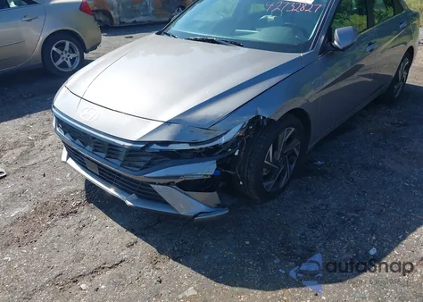 2024 Hyundai Elantra Limited из США, поврежденный, VIN KMHLP4DG7RU840382